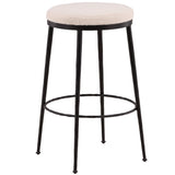 Winfield Barstool, Ivory by Dovetail at Eve Furniture