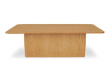 Winston Rustic Oak Coffee Table by Moe's Home at Eve Furniture