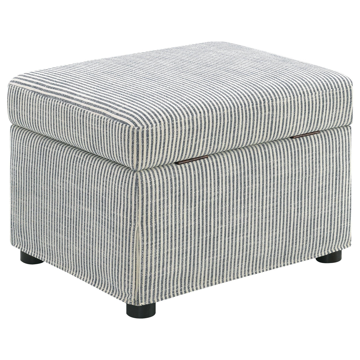 Winter Gray Upholstered Hydraulic Lift Top Storage Ottoman by Coaster at Eve Furniture