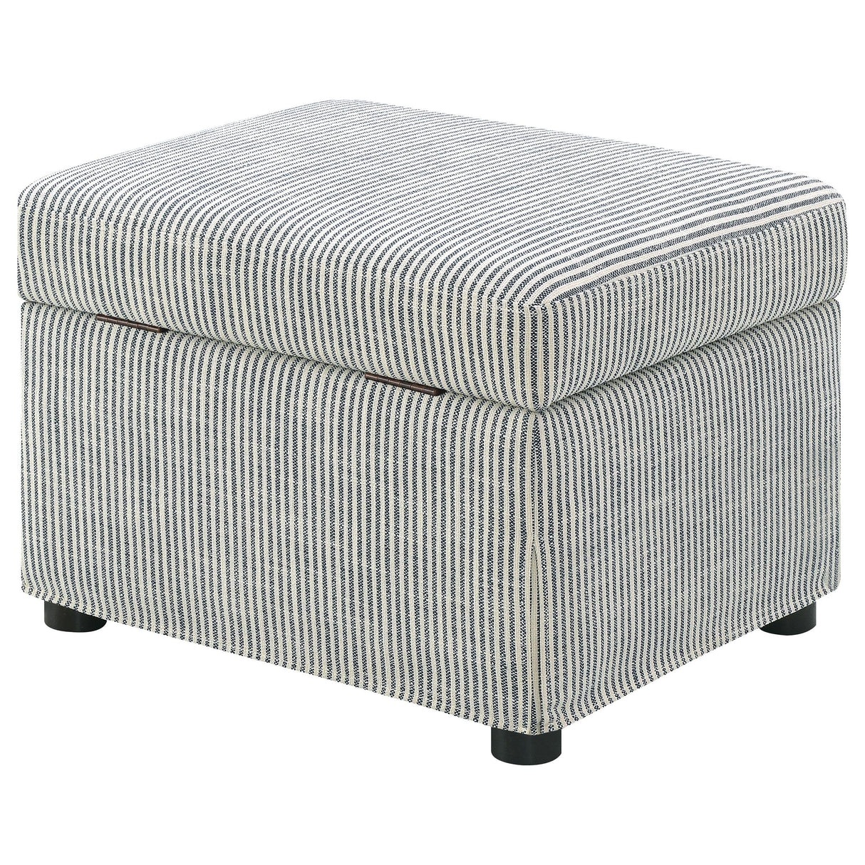Winter Gray Upholstered Hydraulic Lift Top Storage Ottoman by Coaster at Eve Furniture