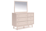 Wistenpine Blush Upholstered Youth Panel Bedroom Set by Ashley at Eve Furniture