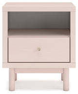Wistenpine Blush Upholstered Youth Panel Bedroom Set by Ashley at Eve Furniture