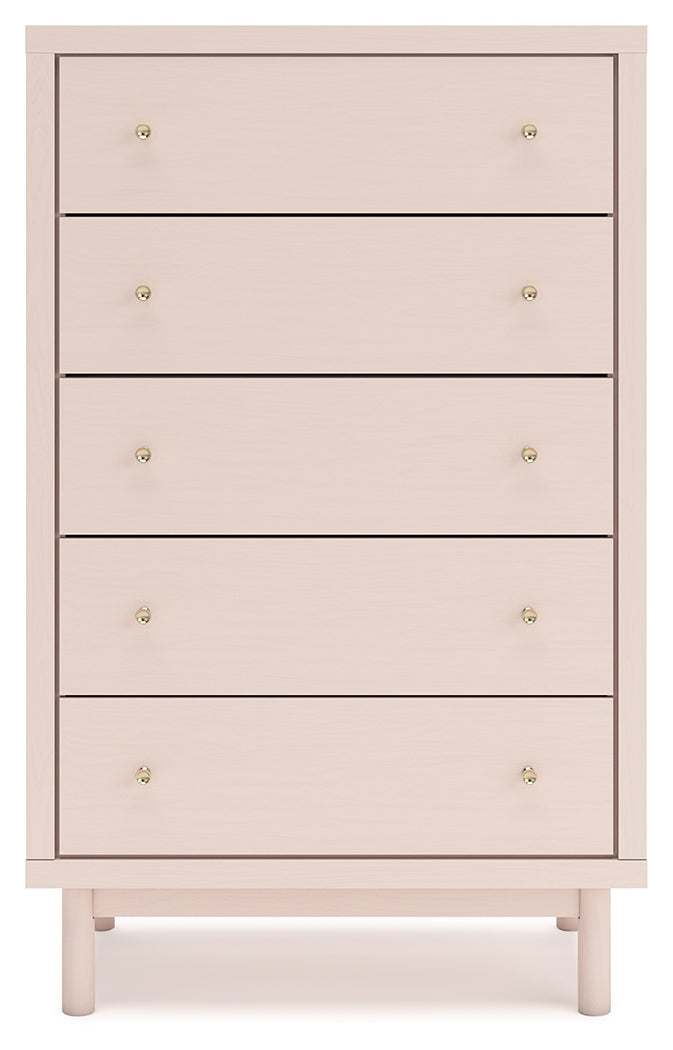 Wistenpine Blush Upholstered Youth Panel Bedroom Set by Ashley at Eve Furniture
