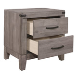 Woodrow Brownish Gray Panel Youth Bedroom Set by Homelegance at Eve Furniture