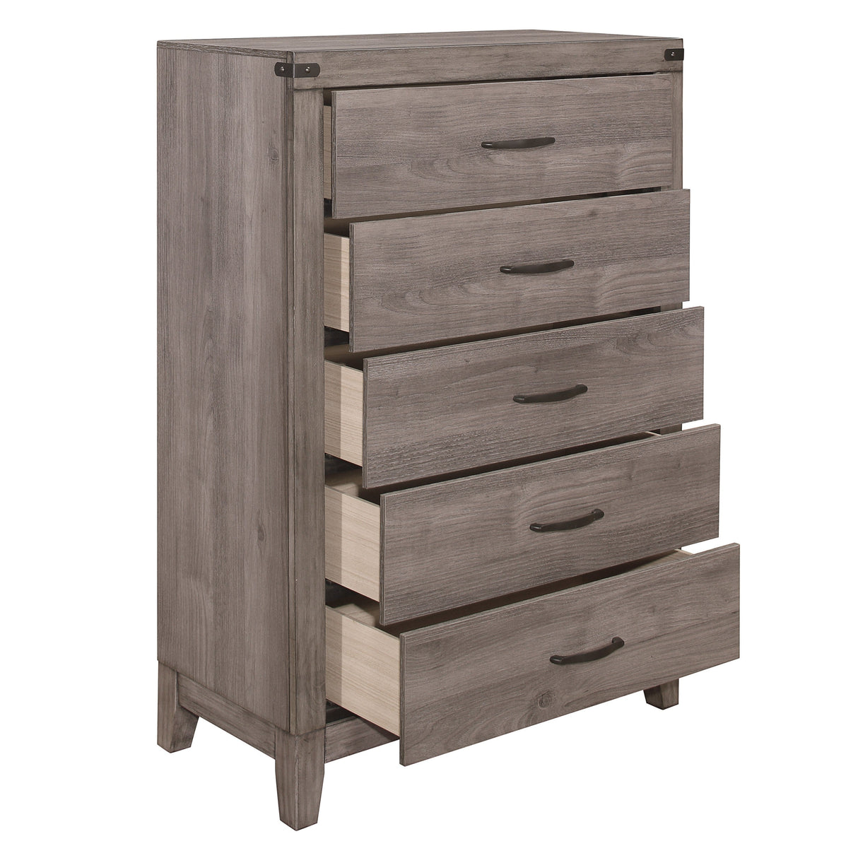 Woodrow Brownish Gray Panel Youth Bedroom Set by Homelegance at Eve Furniture