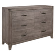 Woodrow Brownish Gray Panel Youth Bedroom Set by Homelegance at Eve Furniture