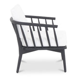 Wren Warm White Outdoor Lounge Chair by Moe's Home at Eve Furniture