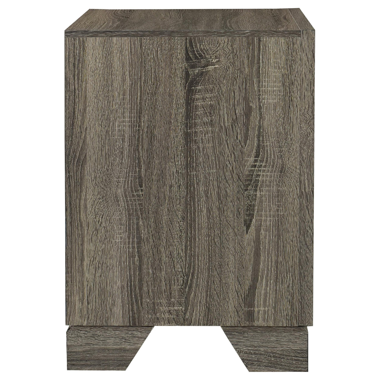 Wright Brown Oak 2-Drawer Nightstand by Coaster at Eve Furniture