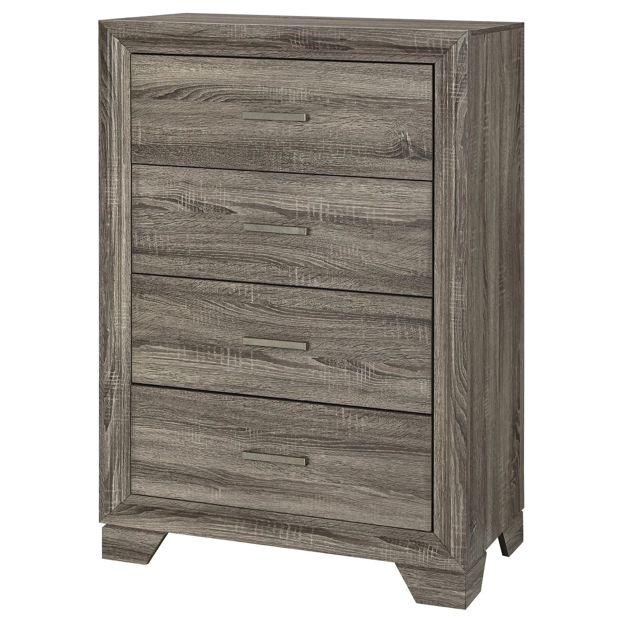 Wright 4-drawer Chest of Drawers Brown Oak by Coaster at Eve Furniture