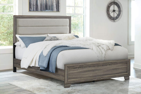 Wright Brown Oak 50-inch Upholstered Queen Bed by Coaster at Eve Furniture