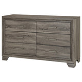 Wright Brown Oak 6-Drawer Dresser by Coaster at Eve Furniture