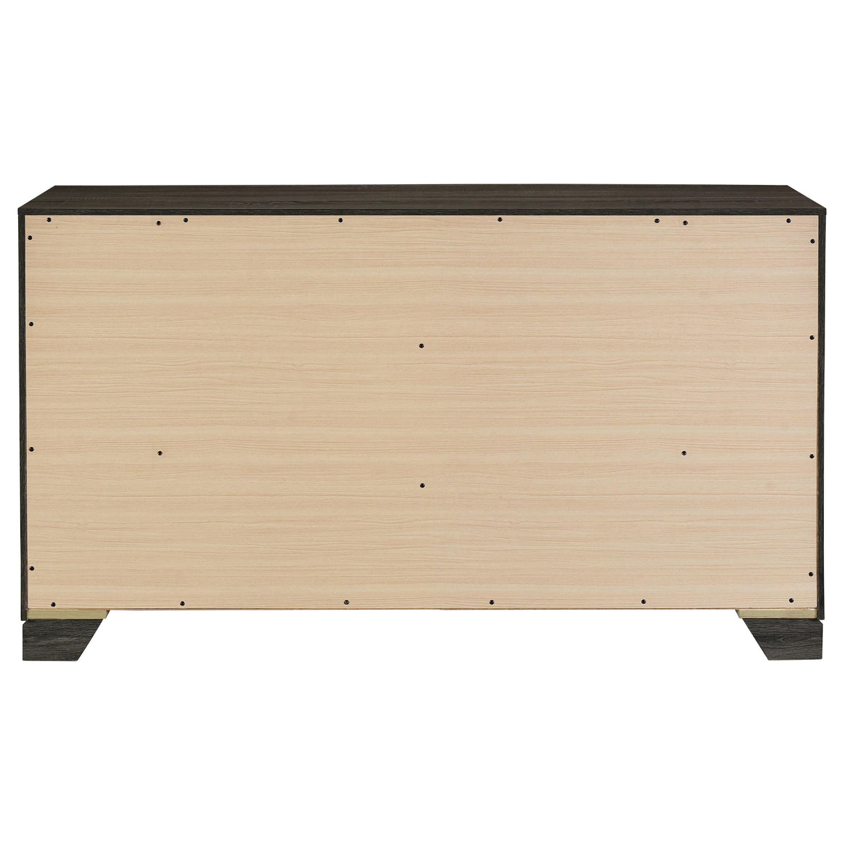 Wright Brown Oak 6-Drawer Dresser by Coaster at Eve Furniture