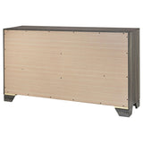 Wright Brown Oak 6-Drawer Dresser by Coaster at Eve Furniture