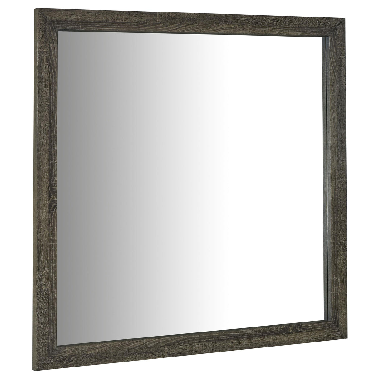 Wright Brown Oak Dresser Mirror by Coaster at Eve Furniture