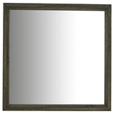 Wright Brown Oak Dresser Mirror by Coaster at Eve Furniture