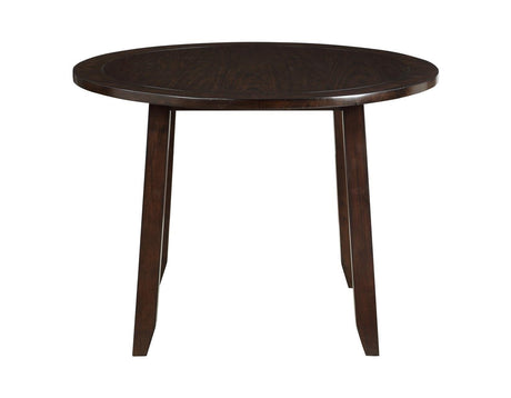 Yorktown Espresso 5-Piece Round Dining Room Set by Steve Silver at Eve Furniture