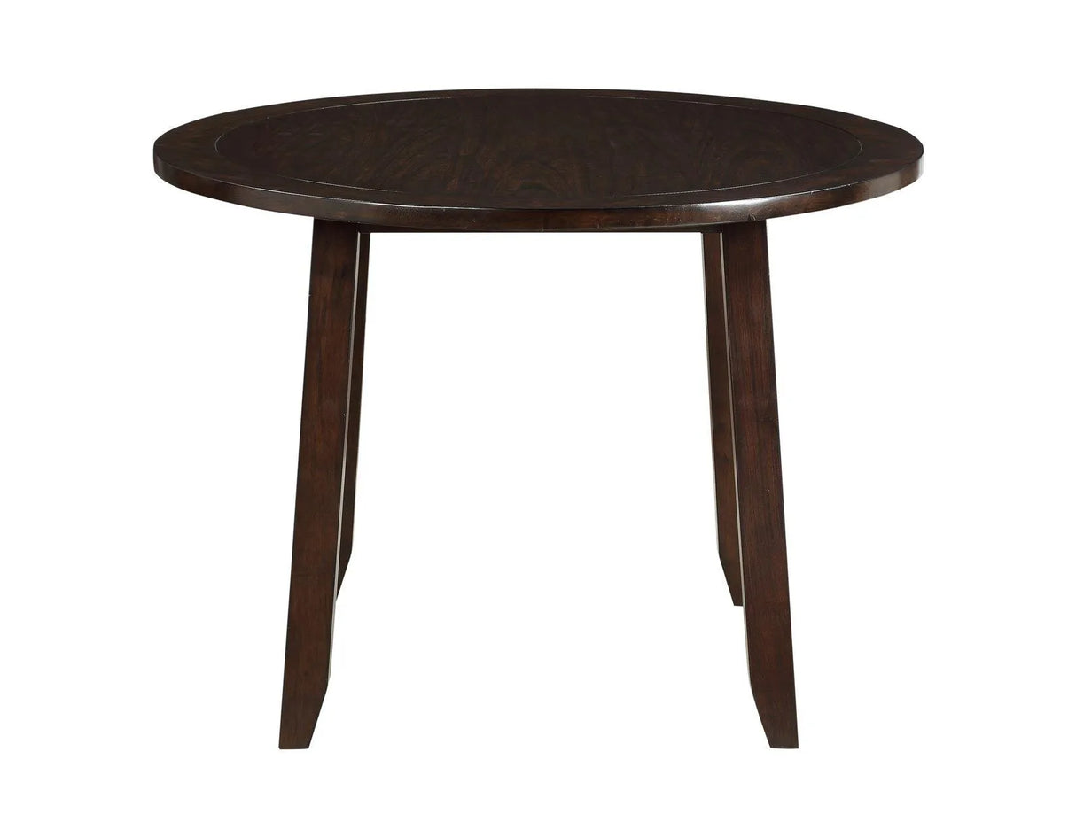 Yorktown Espresso 5-Piece Round Dining Room Set by Steve Silver at Eve Furniture