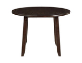 Yorktown Espresso 5-Piece Round Dining Room Set by Steve Silver at Eve Furniture