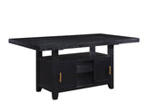 Yves 78-inch Counter Storage Table by Steve Silver at Eve Furniture