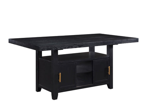 Yves 78-inch Counter Storage Table by Steve Silver at Eve Furniture