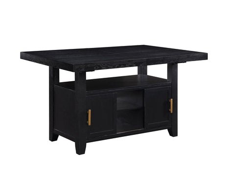 Yves 78-inch Counter Storage Table by Steve Silver at Eve Furniture