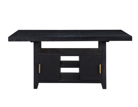 Yves 78-inch Counter Storage Table by Steve Silver at Eve Furniture