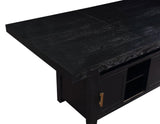 Yves 78-inch Counter Storage Table by Steve Silver at Eve Furniture