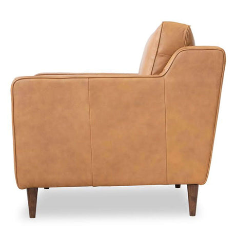 Cooper Tan Leather Lounge Chair by Ashcroft Imports at Eve Furniture