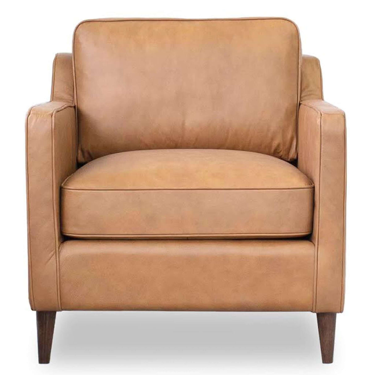 Cooper Tan Leather Lounge Chair by Ashcroft Imports at Eve Furniture