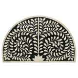 Zakiya Black and White 2-piece Demilune Nesting Table by Coaster at Eve Furniture