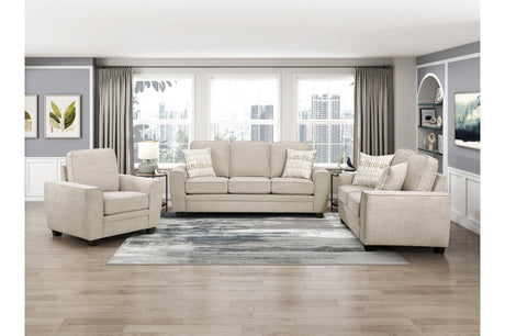 Zander Taupe Chair by Homelegance at Eve Furniture