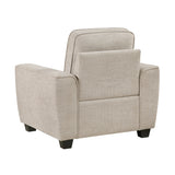 Zander Taupe Chair by Homelegance at Eve Furniture