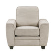 Zander Taupe Chair by Homelegance at Eve Furniture