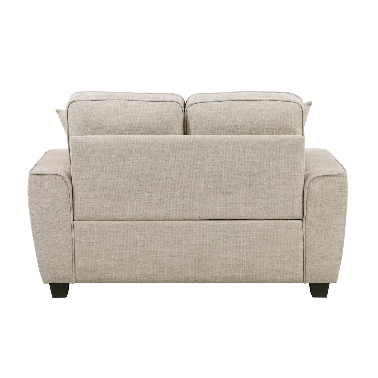 Zander Taupe Loveseat by Homelegance at Eve Furniture