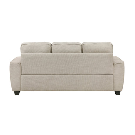 Zander Taupe Sofa by Homelegance at Eve Furniture