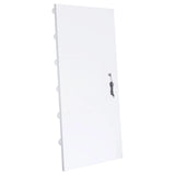 Zayan White High Gloss Full Length Floor Mirror With Lighting by Coaster at Eve Furniture