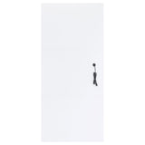 Zayan White High Gloss Full Length Floor Mirror With Lighting by Coaster at Eve Furniture