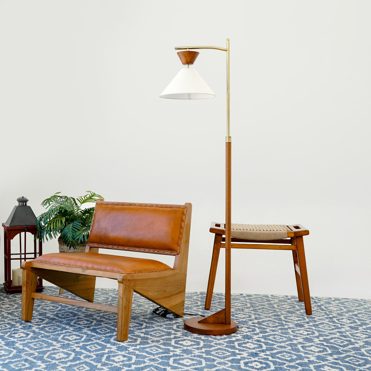 Zensa Brown Floor Lamp by Ashcroft Imports at Eve Furniture