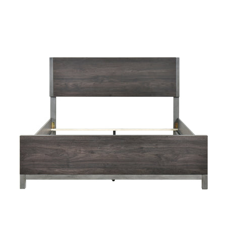 Zephyr Brownish Gray Full Panel Bed by Homelegance at Eve Furniture
