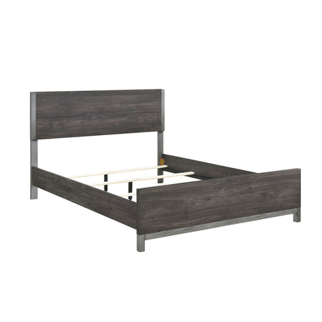 Zephyr Brownish Gray Full Panel Bed by Homelegance at Eve Furniture