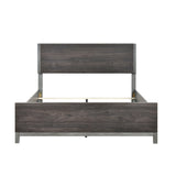 Zephyr Brownish Gray King Panel Bed by Homelegance at Eve Furniture