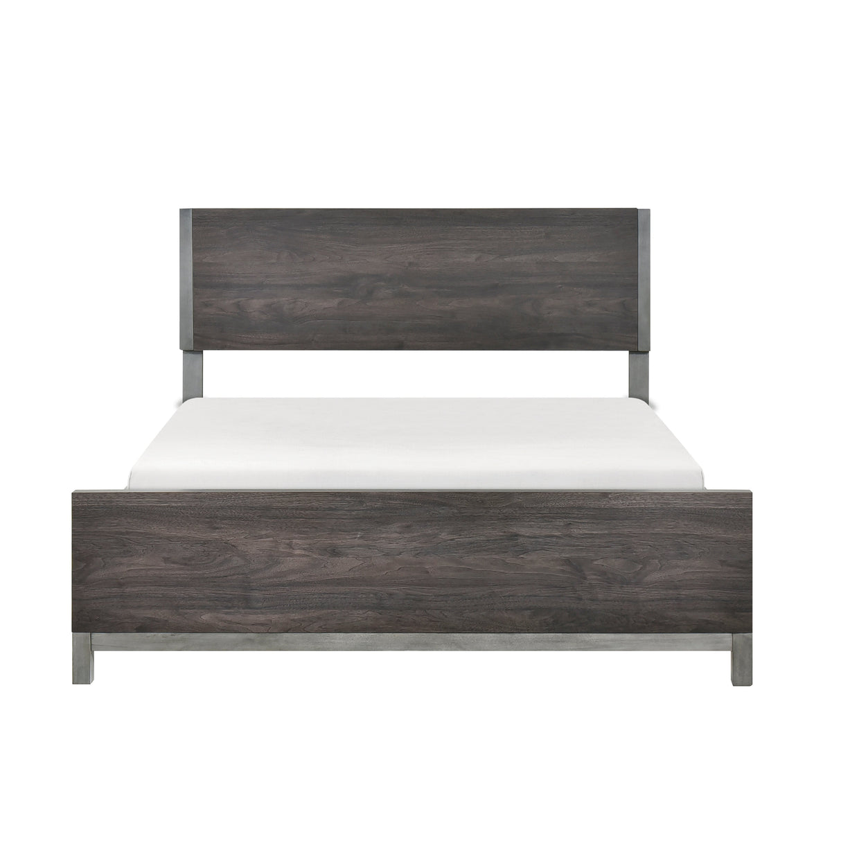 Zephyr Brownish Gray King Panel Bed by Homelegance at Eve Furniture