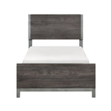Zephyr Brownish Gray Panel Youth Bedroom Set by Homelegance at Eve Furniture