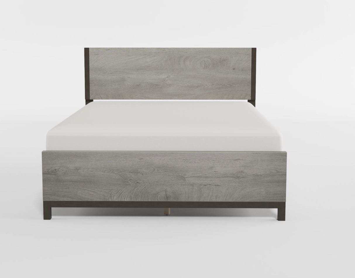 Zephyr Brownish Gray Twin Panel Bed by Homelegance at Eve Furniture