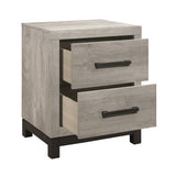 Zephyr Light Gray Panel Bedroom Set by Homelegance at Eve Furniture