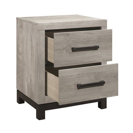 Zephyr Light Gray Panel Youth Bedroom Set by Homelegance at Eve Furniture