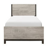 Zephyr Light Gray Panel Youth Bedroom Set by Homelegance at Eve Furniture
