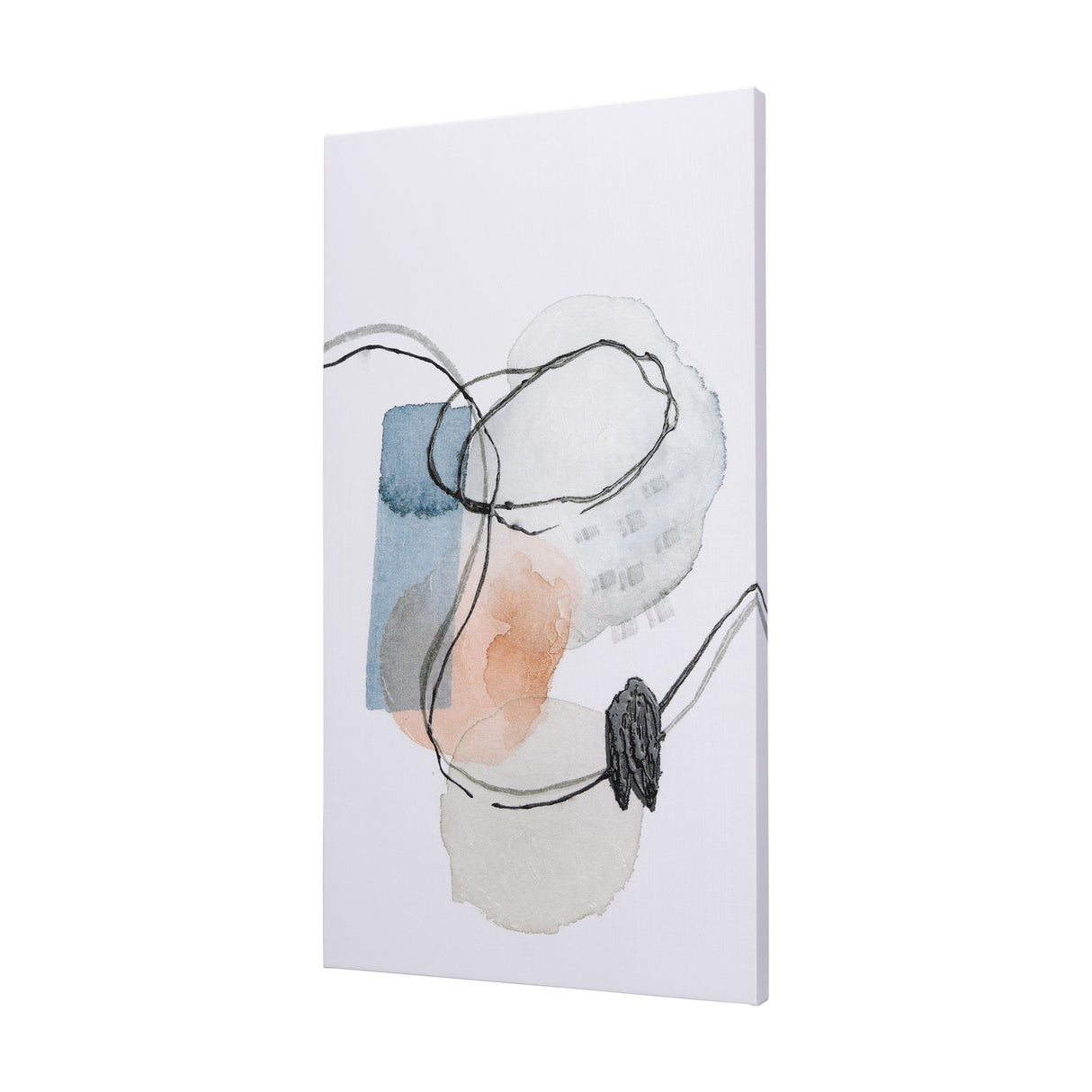 A Cloudy Afternoon I by Mercana Studio a Hand Embellished Textured Canvas by Mercana at Eve Furniture