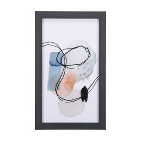 A Cloudy Afternoon I by Mercana Studio a Hand Embellished Textured Framed Art Print by Mercana at Eve Furniture
