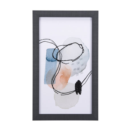 A Cloudy Afternoon I by Mercana Studio a Hand Embellished Textured Framed Art Print by Mercana at Eve Furniture